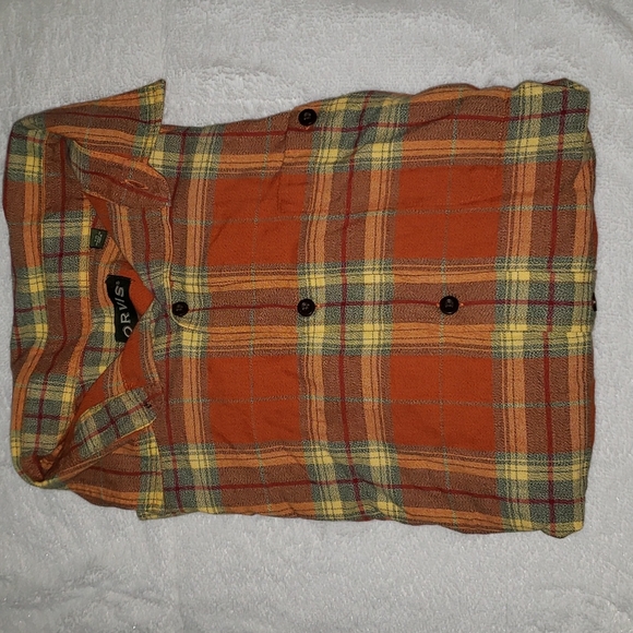 Orvis XXL Cotton Flannel Long-sleeved Shirt - Picture 7 of 7